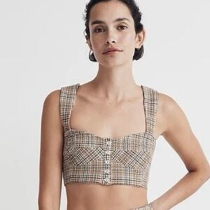Madewell Gingham Seersucker
New with tags
Sweetheart Bralette size10